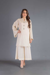 Bareeze Kurta Range Wr448 Cream Collection 2021