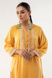 Khaadi WSCMD22211 Yellow  Embroidered Prets 2022 Online Shopping