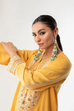 Khaadi WSCMD22211 Yellow  Embroidered Prets 2022 Online Shopping