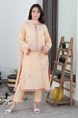 Zellbury Tea Pink A  Eid Lawn 2022 Online Shopping