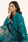 Zellbury Embroidered Shirt Shalwar Dupatta - Green - Jacquard Suit - 0433 Online Shopping