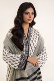 Zellbury Embroidered Shirt Shalwar Dupatta - Beige - Jacquard Suit-0499 Online Shopping