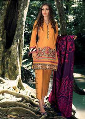 Zainab Chottani Embroidered Woven Winter Collection 10 Autumn Sunset 2019