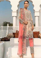 Zebtan Embroidered Chiffon Luxury Collection Design 02 2019