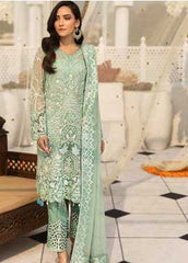 Zebtan Embroidered Chiffon Luxury Collection Design 06 2019