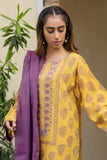 Zellbury Embroidered Shirt Shalwar Dupatta - Bright Sun - Jacquard Suit Online Shopping